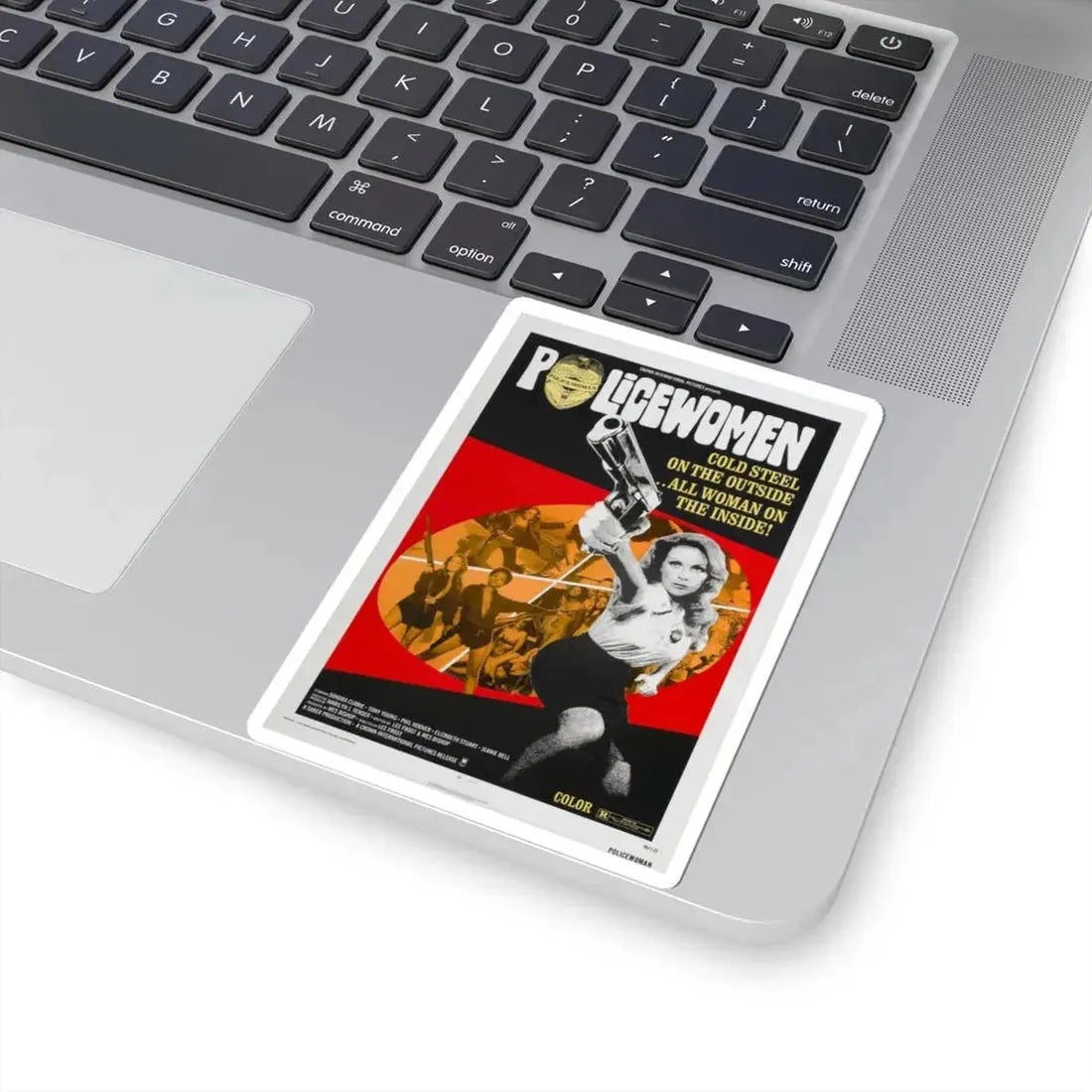 POLICEWOMAN 1974 Movie Poster - STICKER Vinyl Kiss-Cut Decal - The Sticker Space