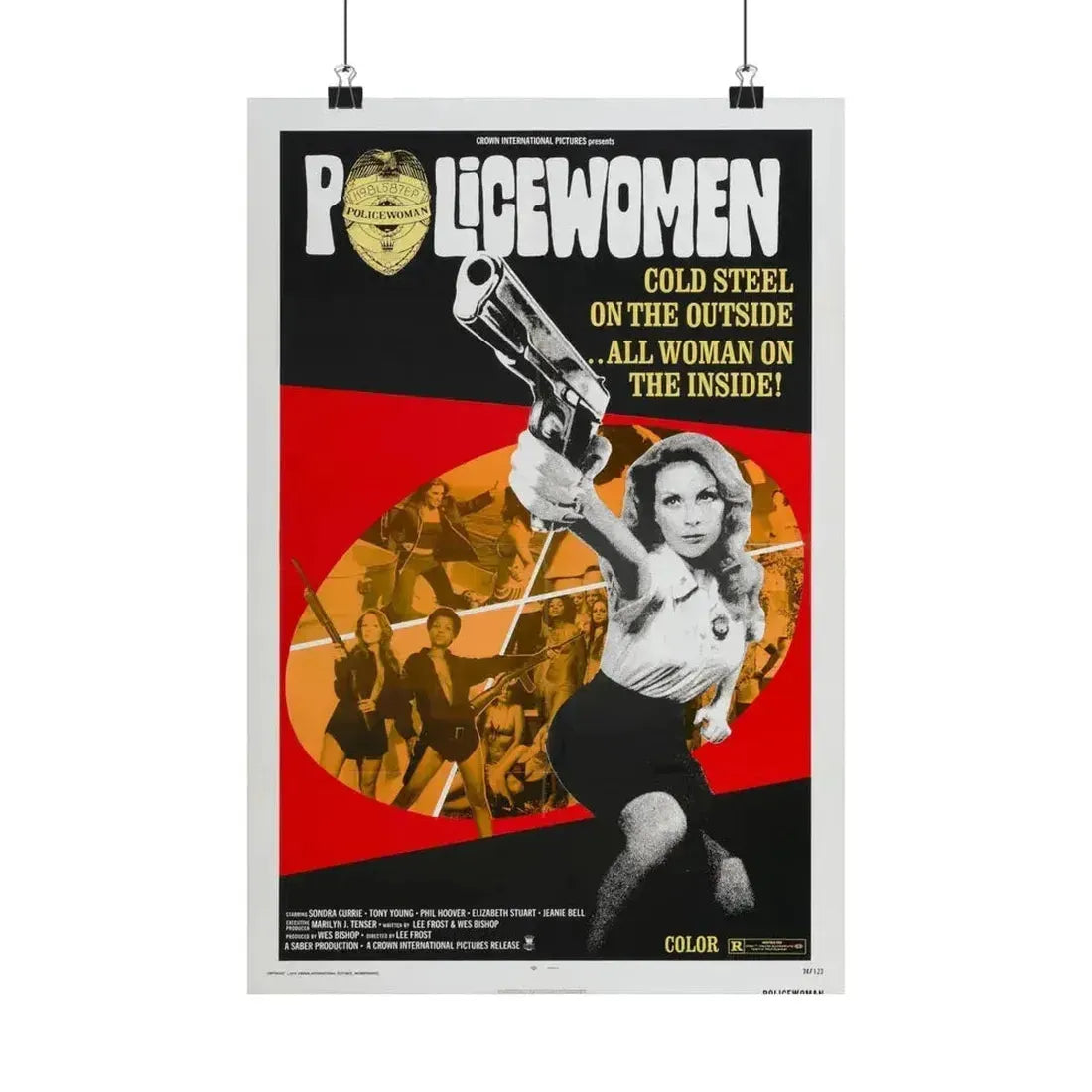POLICEWOMAN 1974 - Paper Movie Poster 12″ x 18″ Matte - The Sticker Space