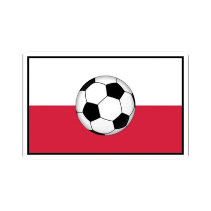 Polish football (Poland) STICKER Vinyl Kiss-Cut Decal 2 Inch White - The Sticker Space