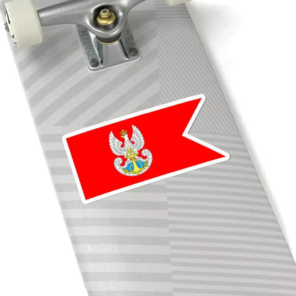 Polishnavyflag (Poland) STICKER Vinyl Kiss-Cut Decal - The Sticker Space
