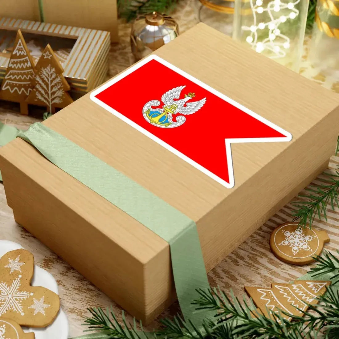 Polishnavyflag (Poland) STICKER Vinyl Kiss-Cut Decal - The Sticker Space