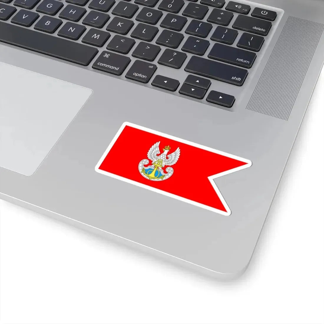 Polishnavyflag (Poland) STICKER Vinyl Kiss-Cut Decal - The Sticker Space
