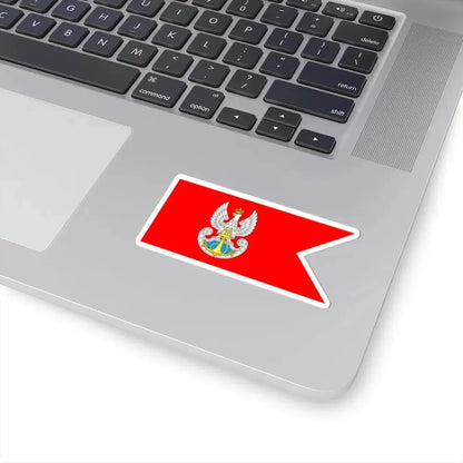 Polishnavyflag (Poland) STICKER Vinyl Kiss-Cut Decal - The Sticker Space