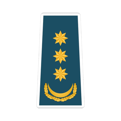 Polkovnik AzDSX (Azerbaijan) (Military Rank) STICKER Vinyl Kiss-Cut Decal 4 Inch White - The Sticker Space
