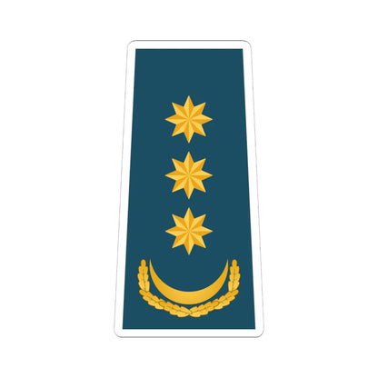 Polkovnik AzDSX (Azerbaijan) (Military Rank) STICKER Vinyl Kiss-Cut Decal 6 Inch White - The Sticker Space