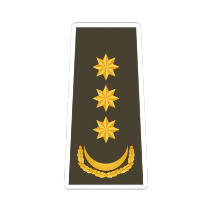 Polkovnik AzSQ (Azerbaijan) (Military Rank) STICKER Vinyl Kiss-Cut Decal 4 Inch White - The Sticker Space