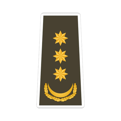 Polkovnik AzSQ (Azerbaijan) (Military Rank) STICKER Vinyl Kiss-Cut Decal 6 Inch White - The Sticker Space
