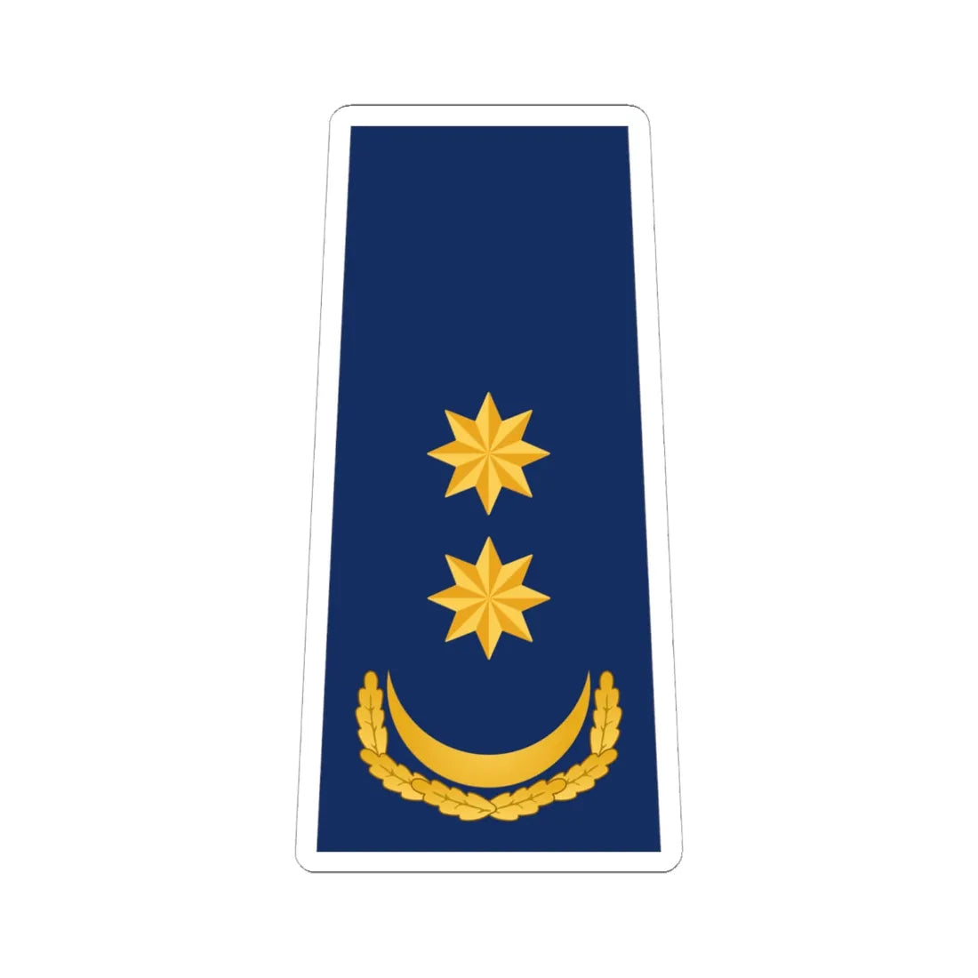 Polkovnik leytenant AzHHQ (Azerbaijan) (Military Rank) STICKER Vinyl Kiss-Cut Decal - The Sticker Space