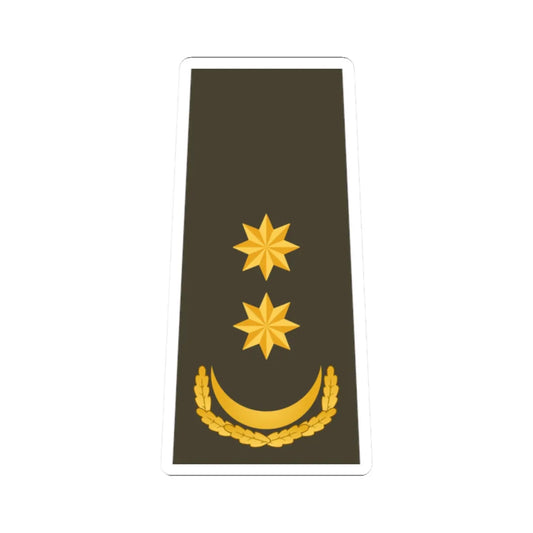 Polkovnik leytenant AzSQ (Azerbaijan) (Military Rank) STICKER Vinyl Kiss-Cut Decal 2 Inch White - The Sticker Space