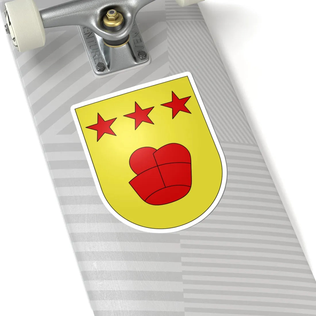 Pollegio-coat of arms (Switzerland) (Coat of Arms) STICKER Vinyl Kiss-Cut Decal - The Sticker Space