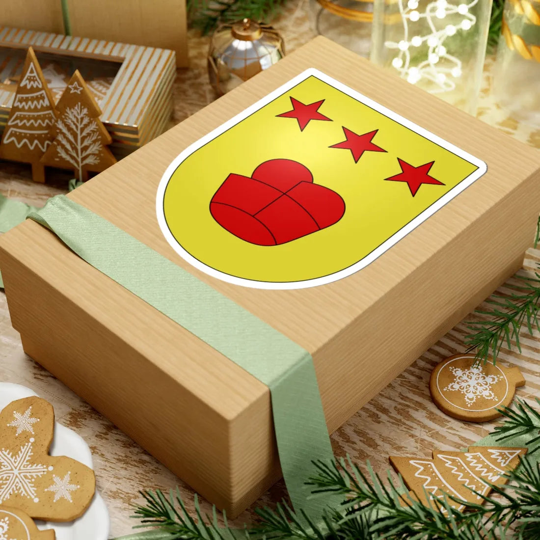 Pollegio-coat of arms (Switzerland) (Coat of Arms) STICKER Vinyl Kiss-Cut Decal - The Sticker Space