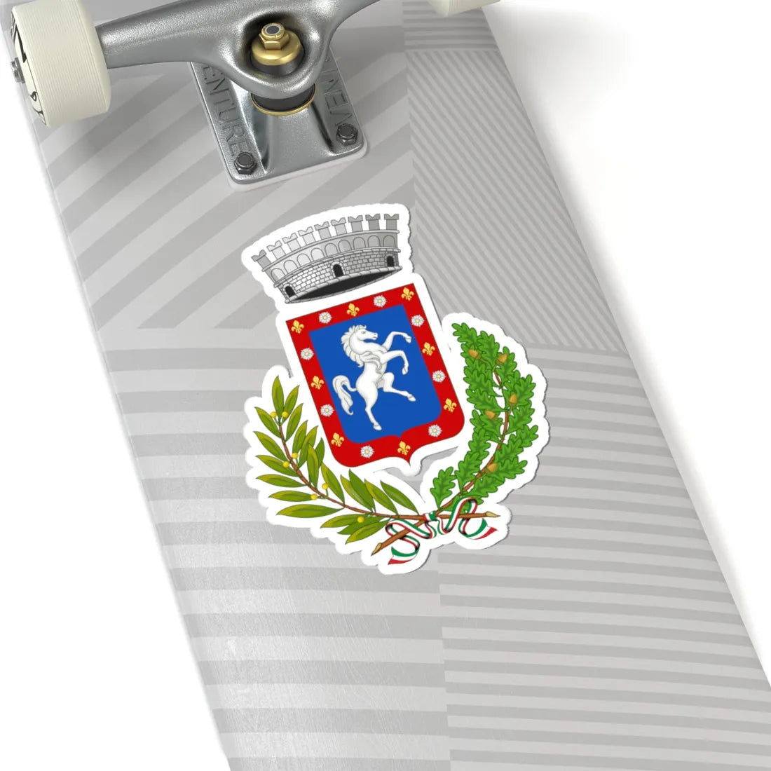 Pollein-Stemma (Italy) (Coat of Arms) STICKER Vinyl Kiss-Cut Decal - The Sticker Space