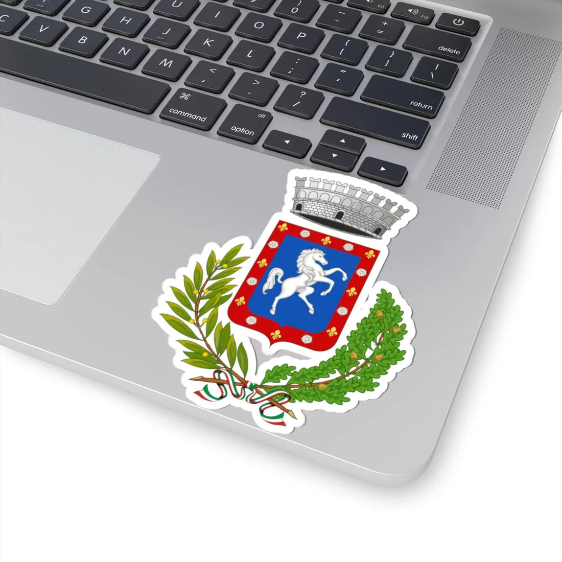 Pollein-Stemma (Italy) (Coat of Arms) STICKER Vinyl Kiss-Cut Decal - The Sticker Space