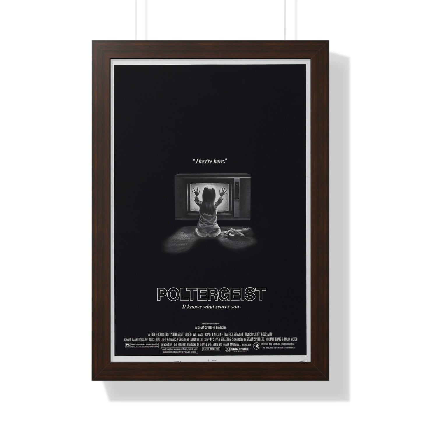 POLTERGEIST 1982 - Framed Movie Poster-16″ x 24″-The Sticker Space