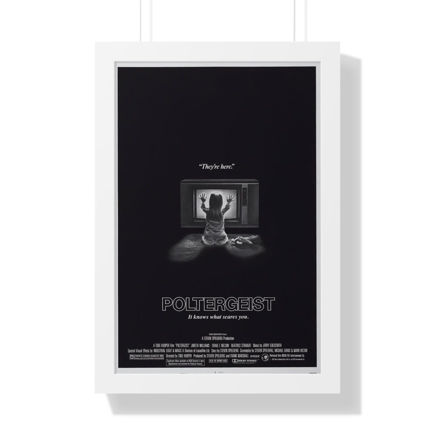 POLTERGEIST 1982 - Framed Movie Poster-16″ x 24″-The Sticker Space