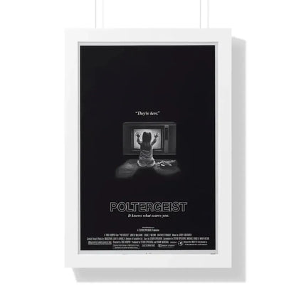 POLTERGEIST 1982 - Framed Movie Poster 16″ x 24″ White - The Sticker Space