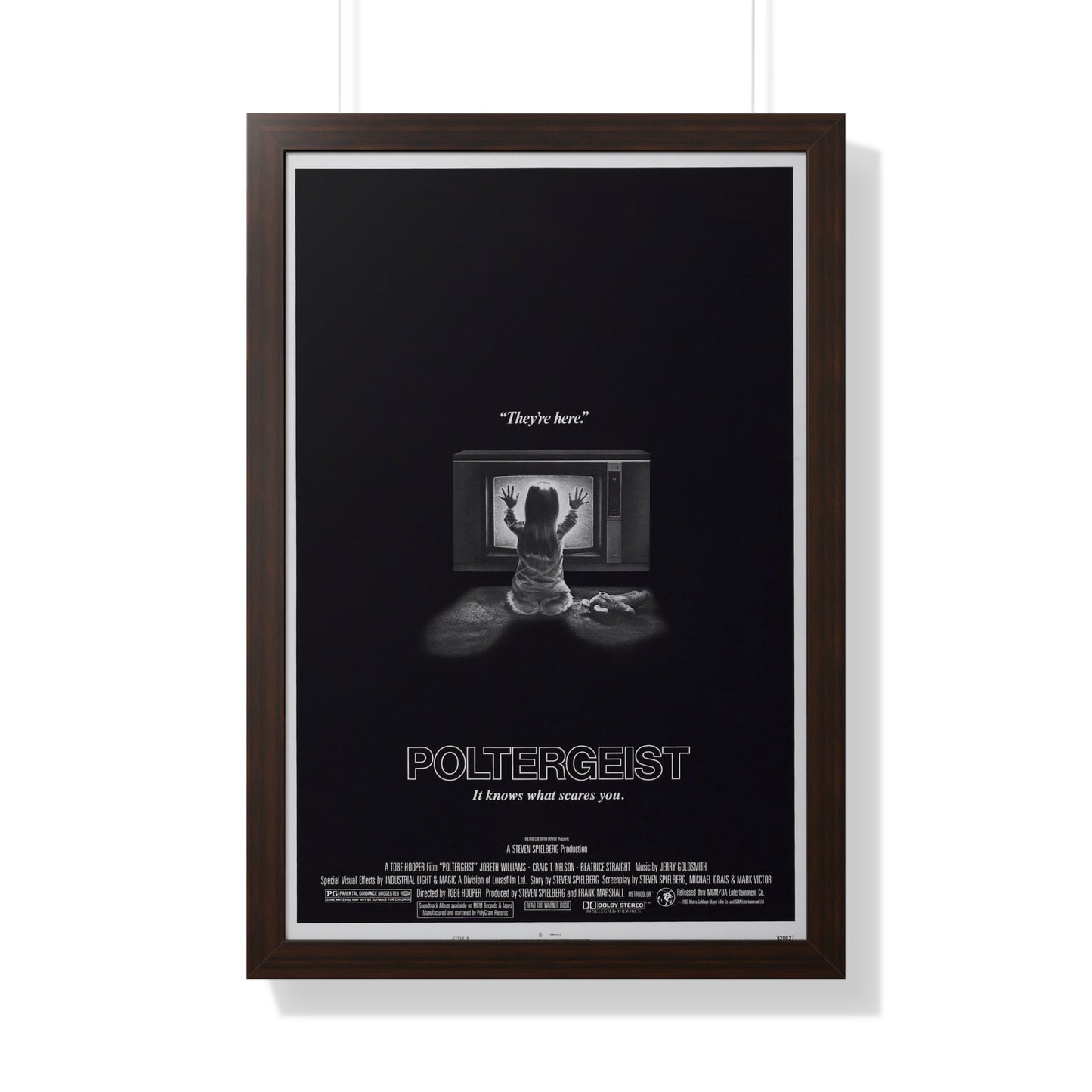 POLTERGEIST 1982 - Framed Movie Poster-20" x 30"-The Sticker Space