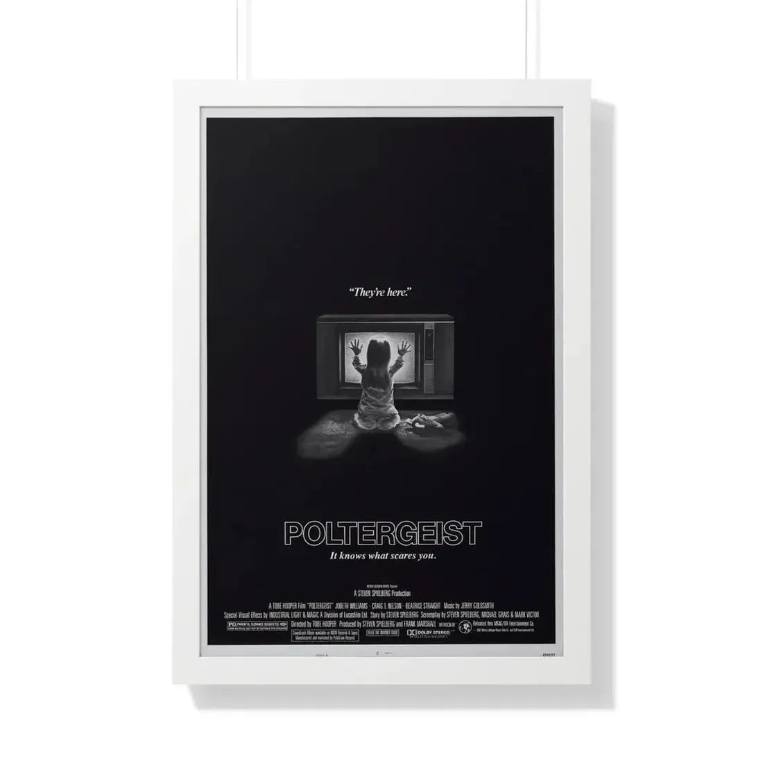 POLTERGEIST 1982 - Framed Movie Poster - The Sticker Space