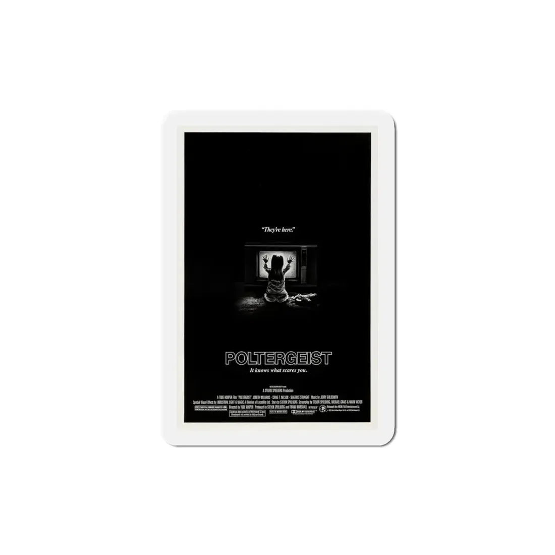 Poltergeist 1982 Movie Poster Refrigerator Magnet 4 Inch - The Sticker Space