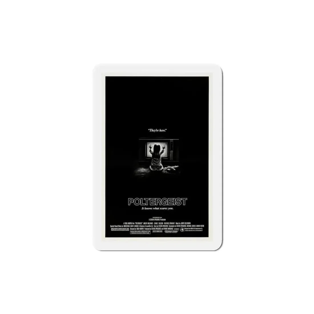 Poltergeist 1982 Movie Poster Refrigerator Magnet 5 Inch - The Sticker Space