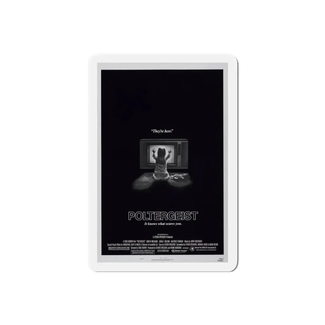 POLTERGEIST 1982 Movie Poster - Refrigerator Magnet - The Sticker Space