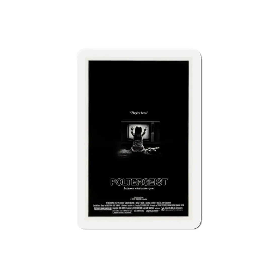 Poltergeist 1982 Movie Poster Refrigerator Magnet - The Sticker Space
