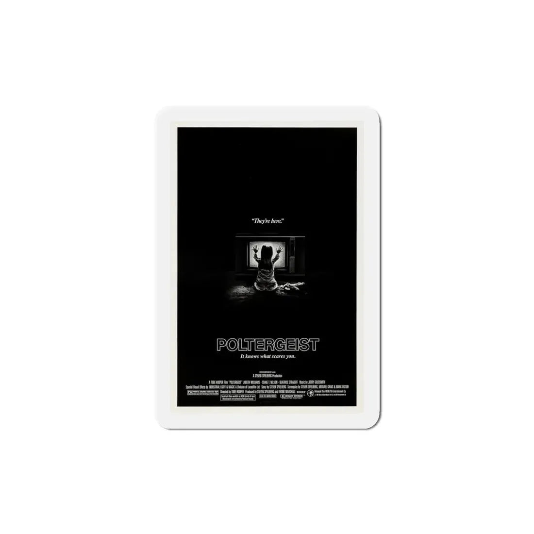Poltergeist 1982 Movie Poster Refrigerator Magnet - The Sticker Space