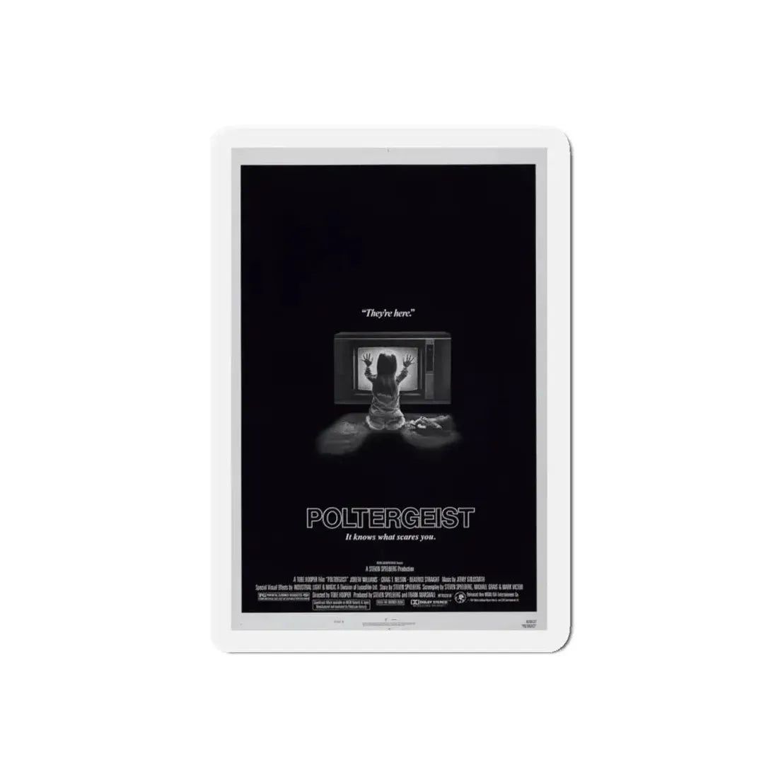 POLTERGEIST 1982 Movie Poster - Refrigerator Magnet - The Sticker Space