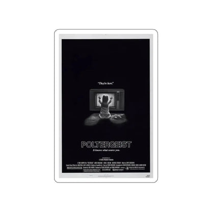 POLTERGEIST 1982 Movie Poster STICKER Vinyl Die-Cut Decal 4 Inch - The Sticker Space