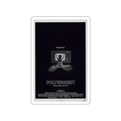 POLTERGEIST 1982 Movie Poster STICKER Vinyl Die-Cut Decal-White-The Sticker Space