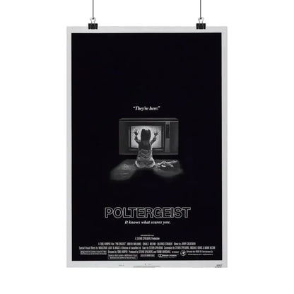 POLTERGEIST 1982 - Paper Movie Poster 12″ x 18″ Matte - The Sticker Space