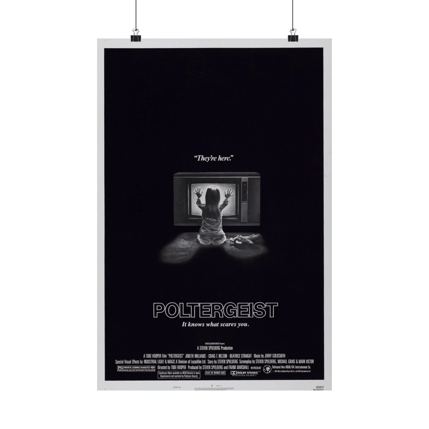 POLTERGEIST 1982 - Paper Movie Poster-16″ x 24″-The Sticker Space