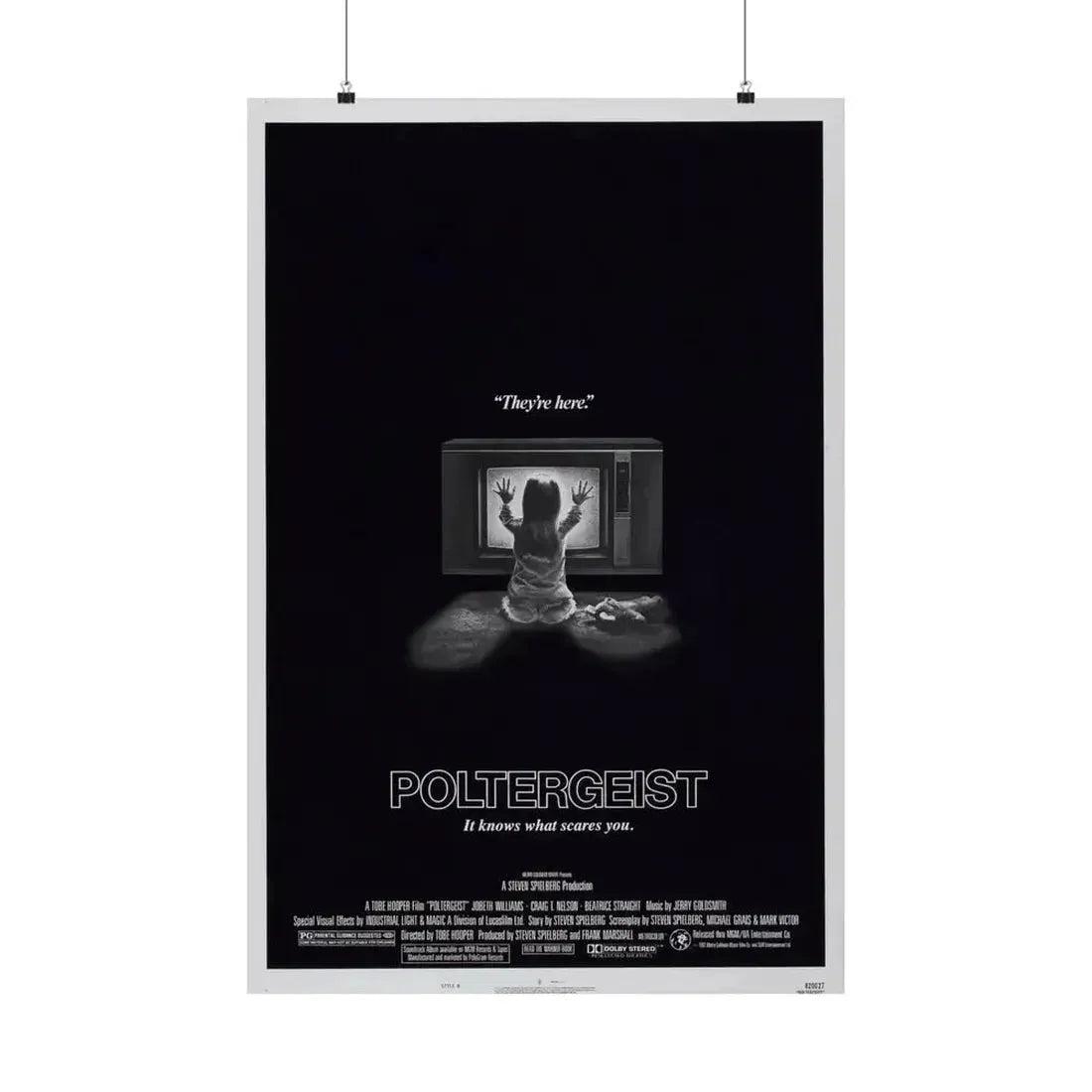 POLTERGEIST 1982 - Paper Movie Poster 24″ x 36″ Matte - The Sticker Space