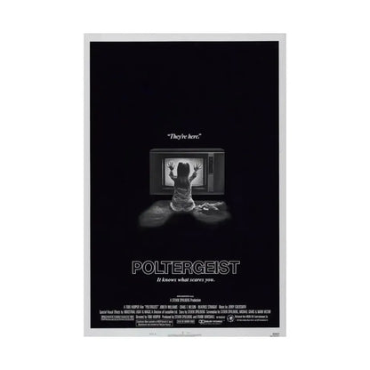 POLTERGEIST 1982 - Paper Movie Poster - The Sticker Space