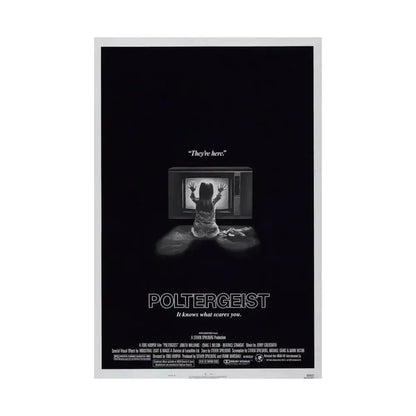 POLTERGEIST 1982 - Paper Movie Poster - The Sticker Space