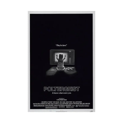 POLTERGEIST 1982 - Paper Movie Poster - The Sticker Space