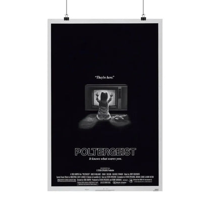 POLTERGEIST 1982 - Paper Movie Poster - The Sticker Space