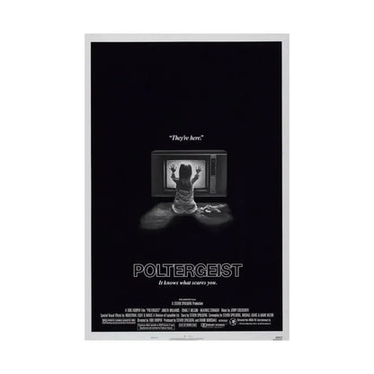 POLTERGEIST 1982 - Paper Movie Poster - The Sticker Space