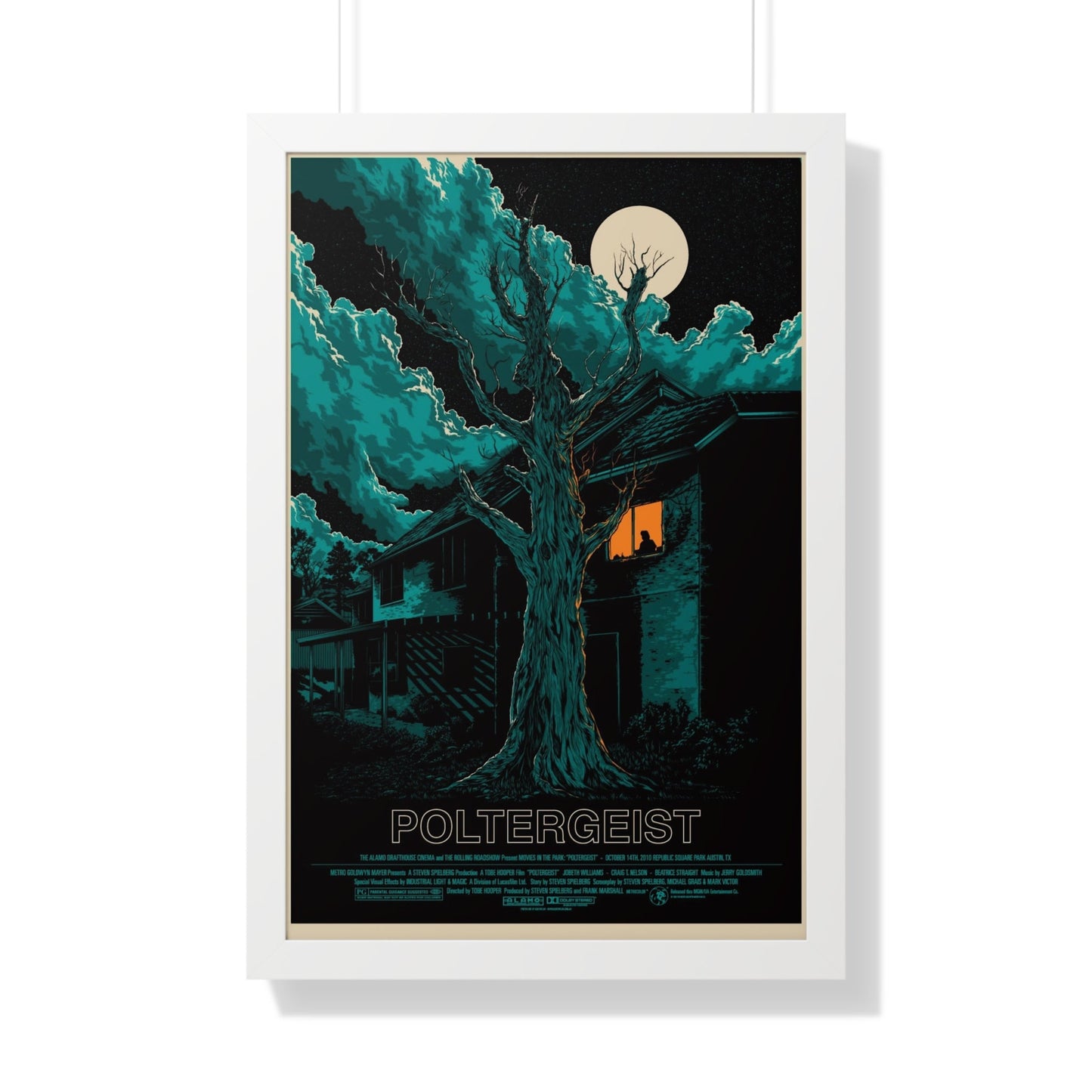 POLTERGEIST (ALAMO) 1982 - Framed Movie Poster-20" x 30"-The Sticker Space