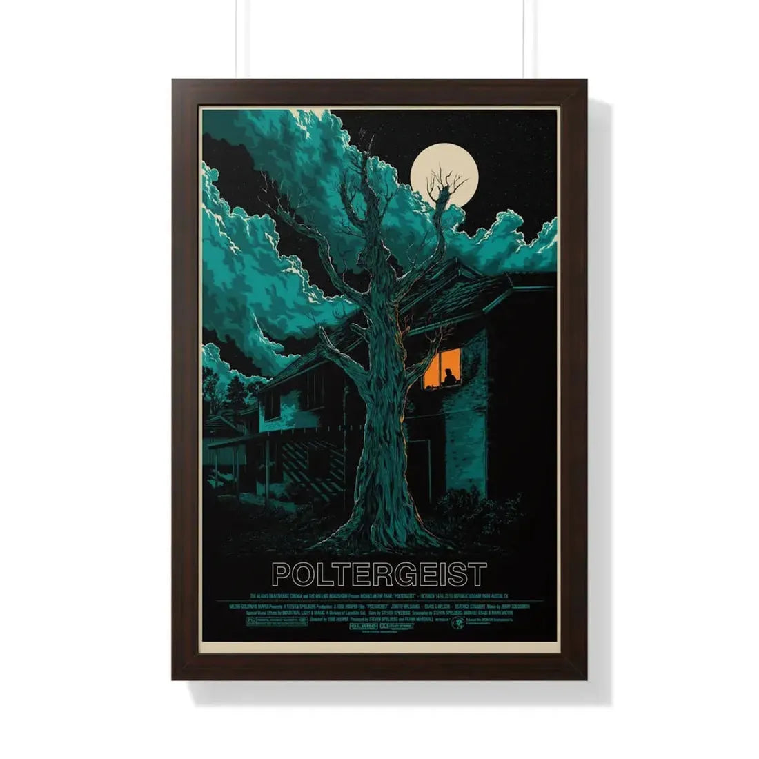 POLTERGEIST (ALAMO) 1982 - Framed Movie Poster - The Sticker Space