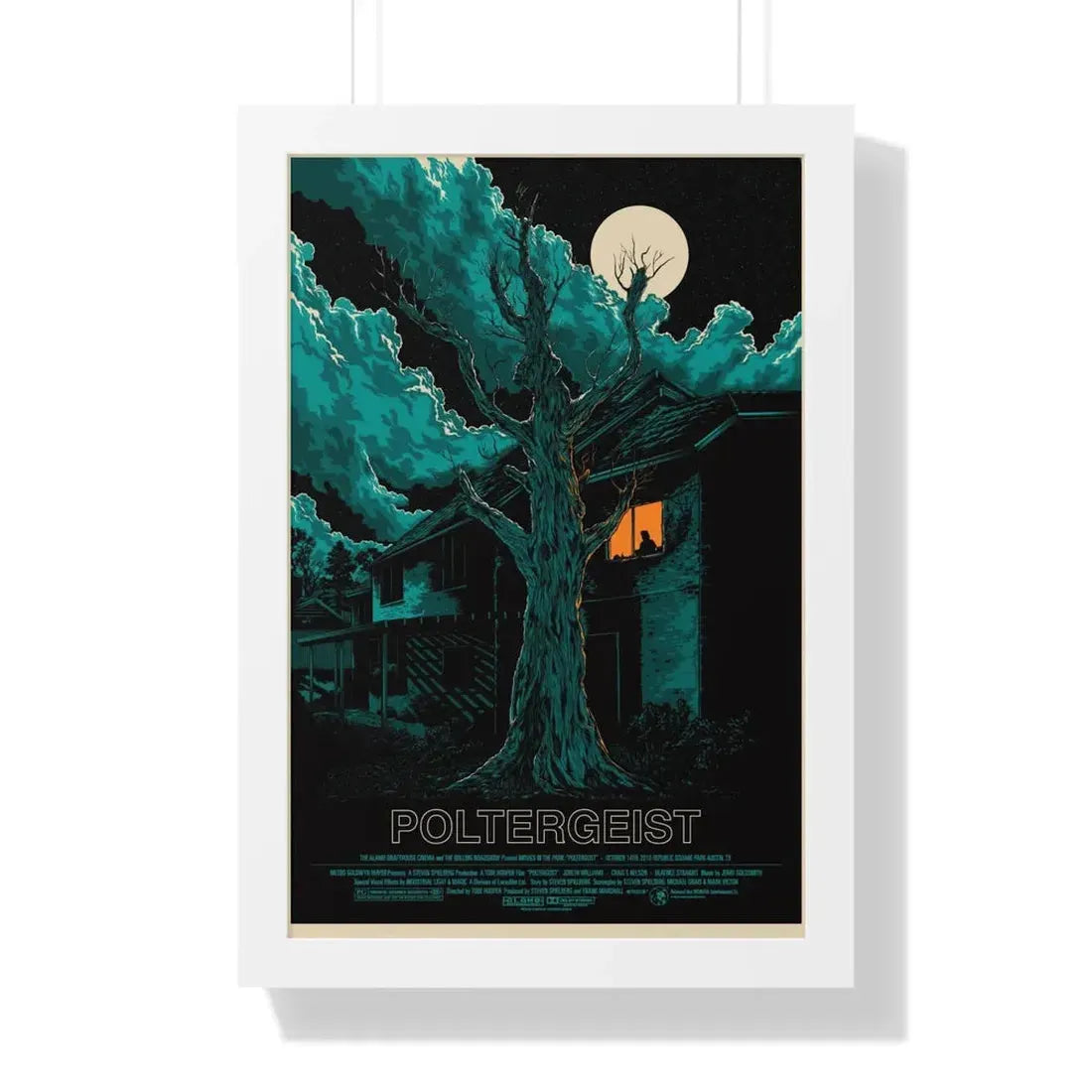POLTERGEIST (ALAMO) 1982 - Framed Movie Poster - The Sticker Space