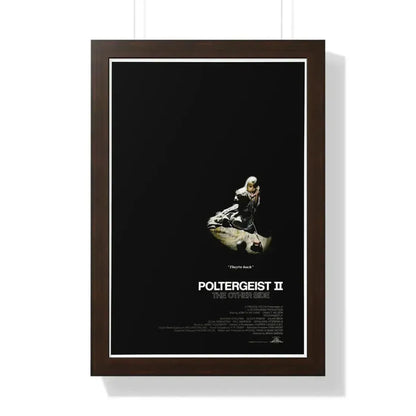 POLTERGEIST II 1986 - Framed Movie Poster 16″ x 24″ Walnut - The Sticker Space