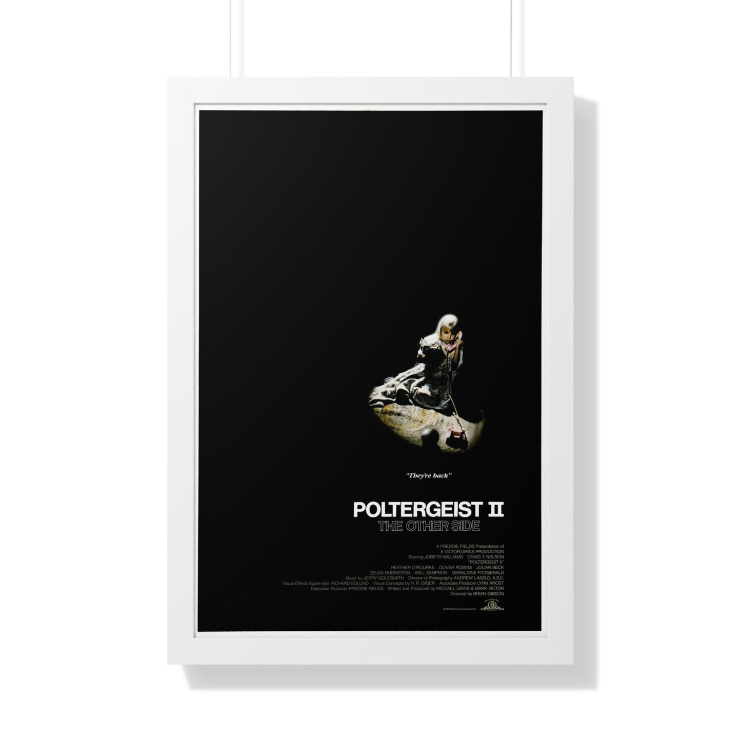 POLTERGEIST II 1986 - Framed Movie Poster-20" x 30"-The Sticker Space