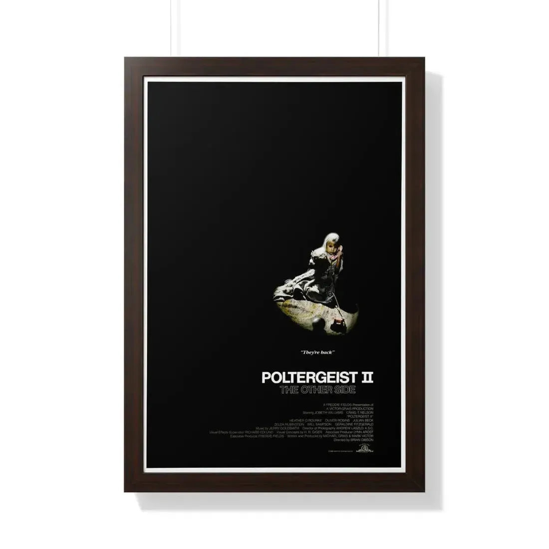 POLTERGEIST II 1986 - Framed Movie Poster - The Sticker Space