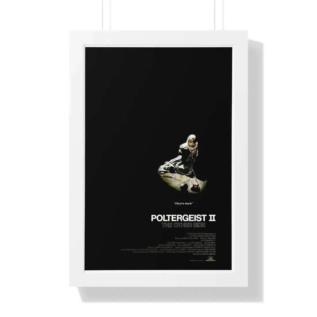 POLTERGEIST II 1986 - Framed Movie Poster - The Sticker Space