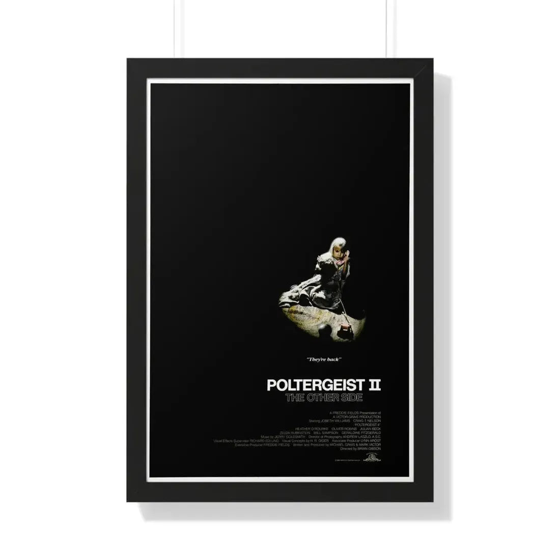 POLTERGEIST II 1986 - Framed Movie Poster - The Sticker Space