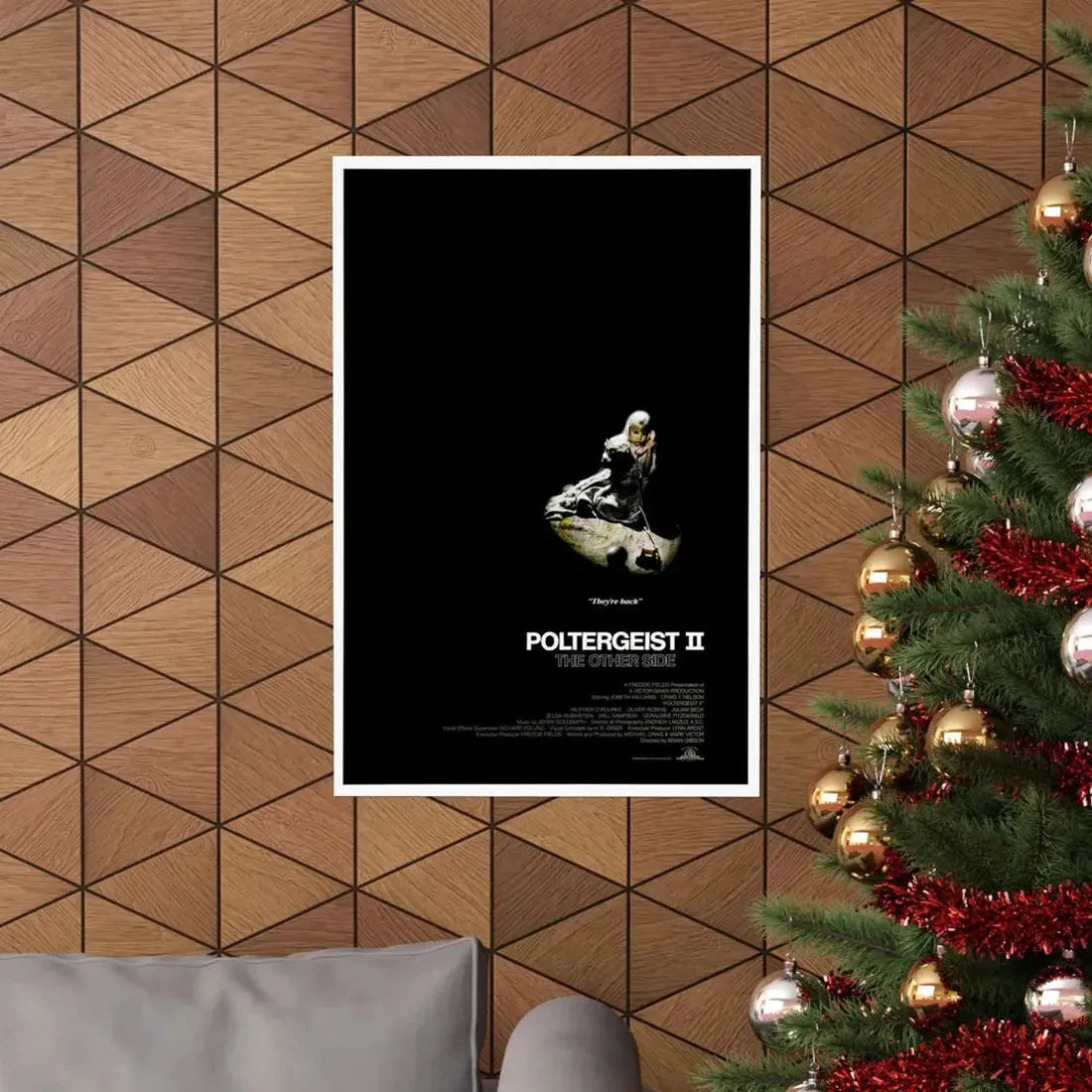 POLTERGEIST II 1986 - Paper Movie Poster - The Sticker Space