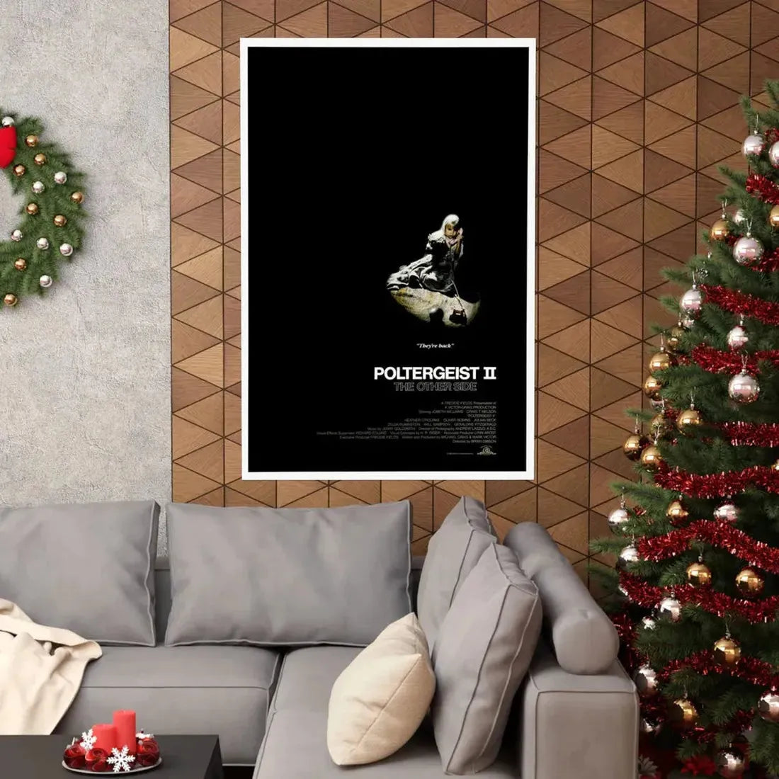 POLTERGEIST II 1986 - Paper Movie Poster - The Sticker Space