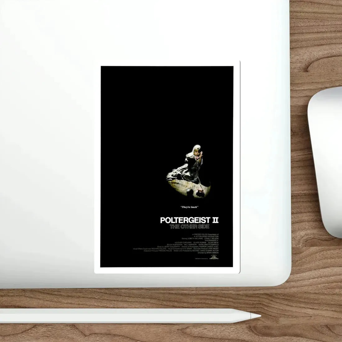 Poltergeist II The Other Side 1986 Movie Poster STICKER Vinyl Die-Cut Decal - The Sticker Space
