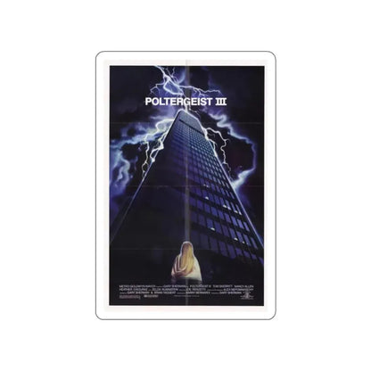 POLTERGEIST III 1988 Movie Poster STICKER Vinyl Die-Cut Decal 6 Inch - The Sticker Space